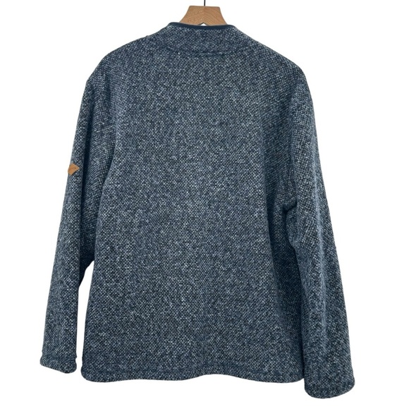 Men’s Orvis Sherpa Lined Pullover 1/4 Neck Sweater Navy Blue Classic Fit | Sz M - Picture 3 of 7